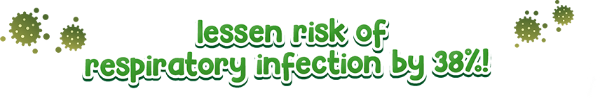 lessen risk of infection