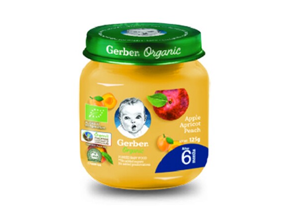Gerber-organic-apple-apricot-peach-125g