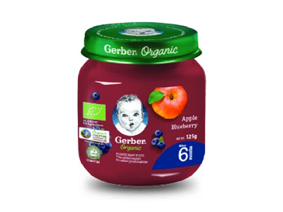 Gerber-organic-apple-blueberry-125g