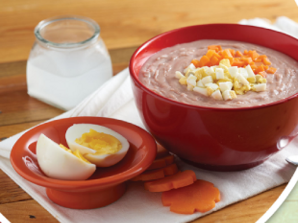 Carrot and Egg Porridge