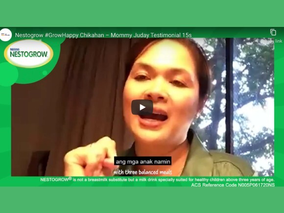 Generic Video Nestogrow #GrowHappy Chikahan – Mommy Juday Testimonial 15s